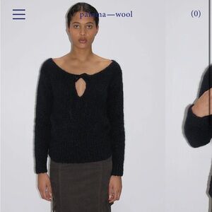 Paloma Wool Navy Sweater - Alpaca Wool